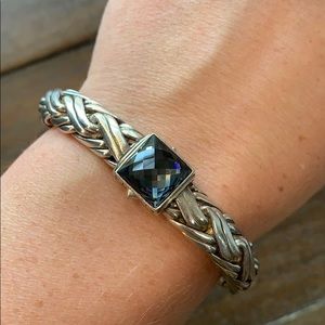 JOHN HARDY black sapphire bracelet.RARE.